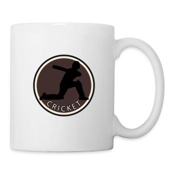 Pitcher Cricketspieler Cricketteam - Tasse - Weiß - Rechts