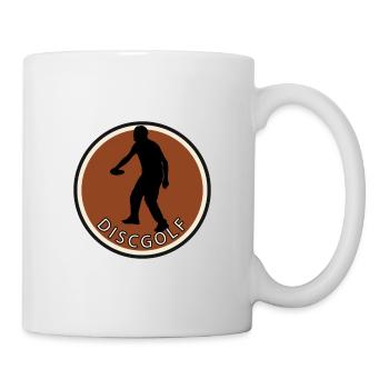 Discgolfspieler Discgolf Sportart - Tasse - Weiß - Rechts