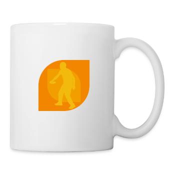 Disc Player Disc Golf Player - Mug - white - Right