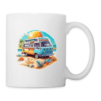 Camping-car / Camping-car / camping / Roadtrip / Voyage - Mug blanc - blanc - Droite