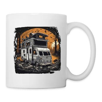 Camping-car / Camping-car / camping / Roadtrip / Voyage - Mug blanc - blanc - Droite