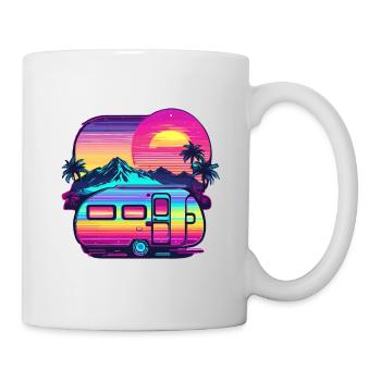 Camping-car / Camping-car / camping / Roadtrip / Voyage - Mug blanc - blanc - Droite