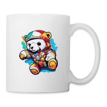 Teddybär / Kuscheltier / Stofftier / Geschenkidee - Tasse - Weiß - Rechts