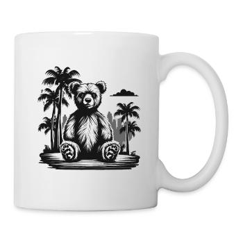 Teddybär / Kuscheltier / Stofftier / Geschenkidee - Tasse - Weiß - Rechts