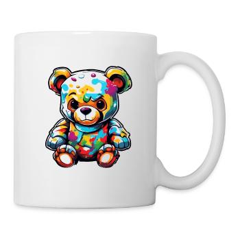 Teddybär / Kuscheltier / Stofftier / Geschenkidee - Tasse - Weiß - Rechts