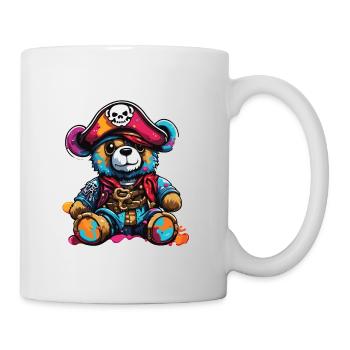 Teddybär / Kuscheltier / Stofftier / Geschenkidee - Tasse - Weiß - Rechts