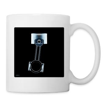 Piston radio - Mug blanc - blanc - Droite