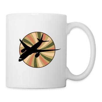 Luftfahrt Pilot Fliegen - Tasse - Weiß - Rechts