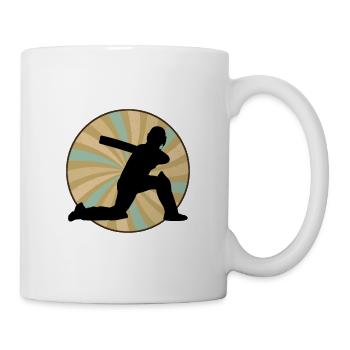 Pitcher Cricket Cricketteam - Tasse - Weiß - Rechts