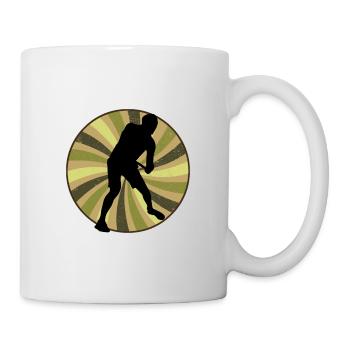 Disc Golfer Frisbee Disc - Mug - white - Right