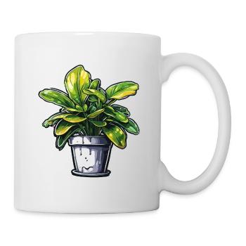Houseplant / Potted Plant / Decoration / Pot - Mug - white - Right
