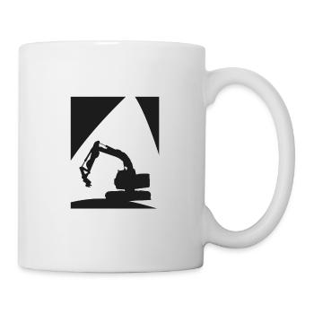 Excavator Driver House Construction Excavator Driver - Mug - white - Right