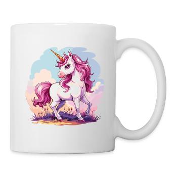 Licorne Fantasy Magie Conte de fées Sort Licornes - Mug blanc - blanc - Droite