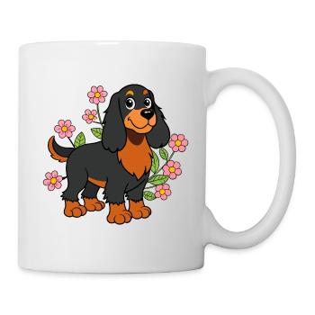 Petit setter gordon - Mug blanc - blanc - Droite