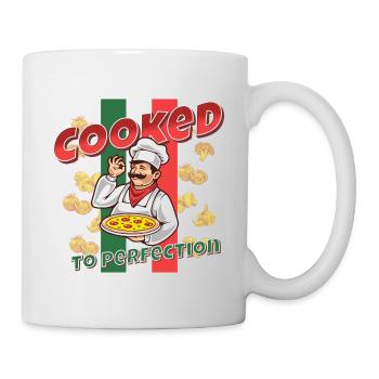 Pastry Baker Chef Cook Bread Baking Food Pizza - Mug - white - Right