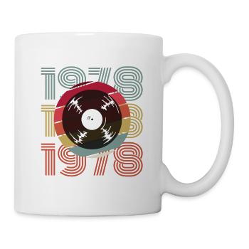Millésime 1978 - Mug blanc - blanc - Droite