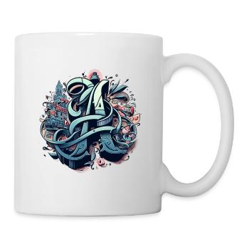 street art, graffiti, - Mug - white - Right