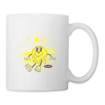 Sipping Fun Playful Happy Celebrate Cute Cheerful - Tasse - Weiß - Rechts