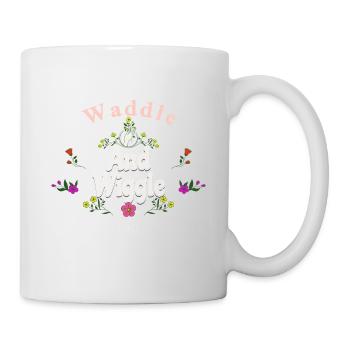 Penguin Lover Playful Happy Cheerful Arctic Flip - Tasse - Weiß - Rechts