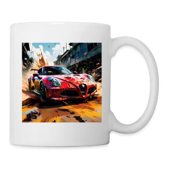 Rally Raid #2 - Mug blanc - blanc - Droite