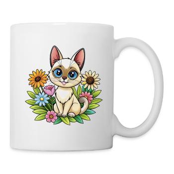 Siamese kitten - Mug - white - Right