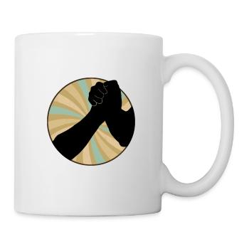 Arm Wrestling Strong Man - Mug - white - Right