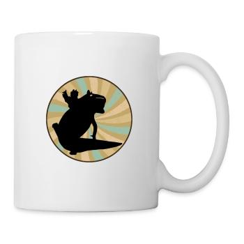Axolotls Mignon - Mug blanc - blanc - Droite