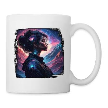 Silhouette / Forest / Portrait / Trees / Person - Mug - white - Right