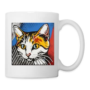 Cat, Cat Motif - Mug - white - Right