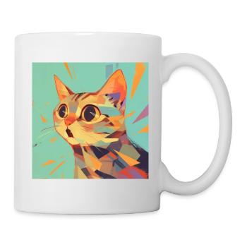 Cat, Cat Motif - Mug - white - Right