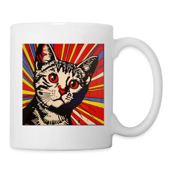 Cat, Cat Motif - Mug - white - Right