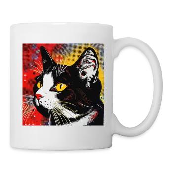 Cat, Cat Motif - Mug - white - Right