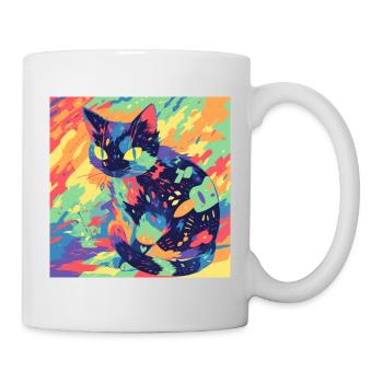 Cat, Cat Motif - Mug - white - Right