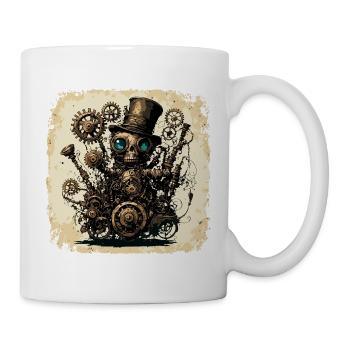 Poupée d’horreur / Halloween / Effrayant / Sombre - Mug blanc - blanc - Droite