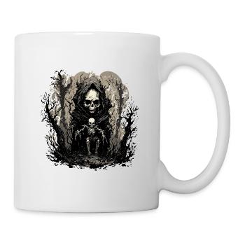 Poupée d’horreur / Halloween / Effrayant / Sombre - Mug blanc - blanc - Droite