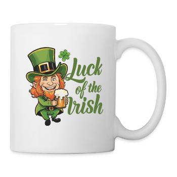 Leprechaun Leprechaun St. Patrick's Day Ireland - Mug - white - Right