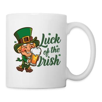 Leprechaun Leprechaun St. Patrick's Day Ireland - Mug - white - Right