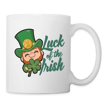 Leprechaun Leprechaun St. Patrick's Day Ireland - Mug - white - Right
