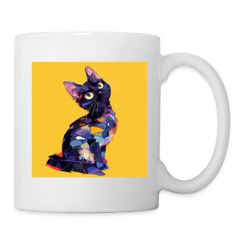 Cat, Cat Motif - Mug - white - Right