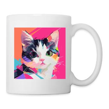 Cat, Cat Motif - Mug - white - Right