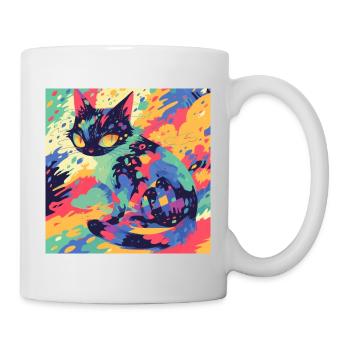 Cat, Cat Motif - Mug - white - Right