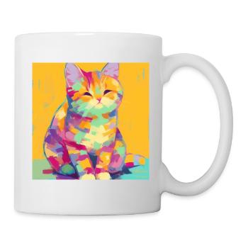 Cat, Cat Motif - Mug - white - Right