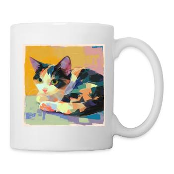 Cat, Cat Motif - Mug - white - Right