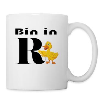 Rente Ente - Tasse - Weiß - Rechts