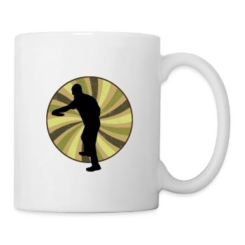 Frisbee Disc Golfer Sport - Mug - white - Right
