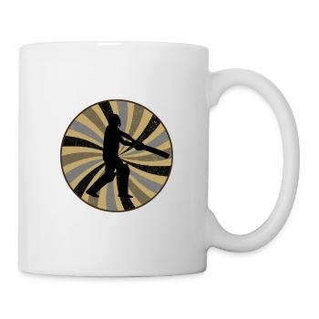 Cricketspieler Cricketteam Pitcher - Tasse - Weiß - Rechts