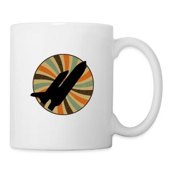 Pilote d’aviateur Aérospatiale - Mug blanc - blanc - Droite