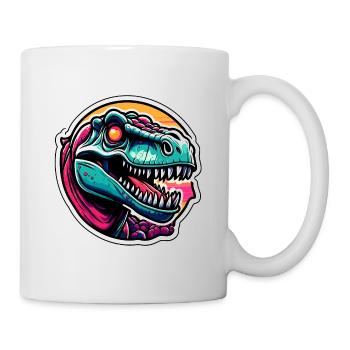Dinosaure / Animal / Préhistorique / Reptile / Garçons - Mug blanc - blanc - Droite