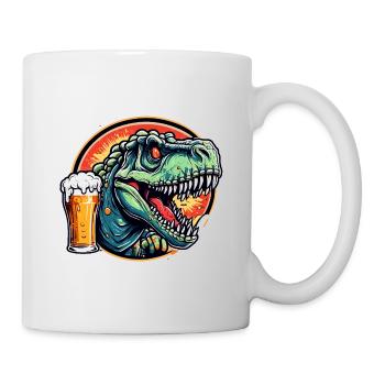 Dinosaure / Animal / Préhistorique / Reptile / Garçons - Mug blanc - blanc - Droite