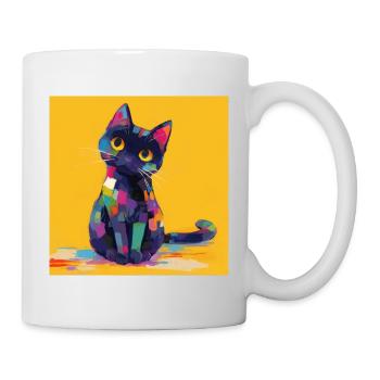 Cat, Cat Motif - Mug - white - Right